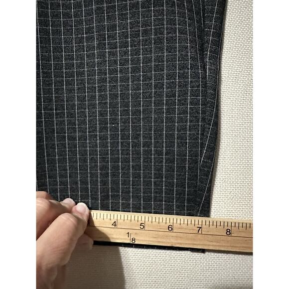 Lane Bryant Women’s Plus Sz 18 Pants Black Checked Straight Leg Zipper Legs NWT - Picture 14 of 16